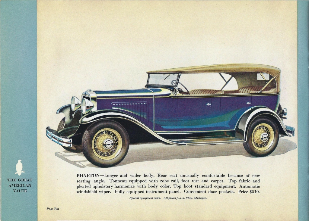 1931 Chevrolet Full Line Brochure Page 15